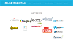 Desktop Screenshot of onlinemarketingvacatures.com